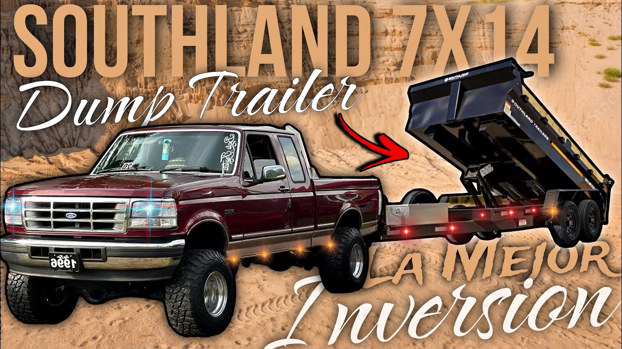 Comprando Nueva Southland 7x14 Dump Trailer | Remolque Volteo 14,000 libras 14k Para Construcción