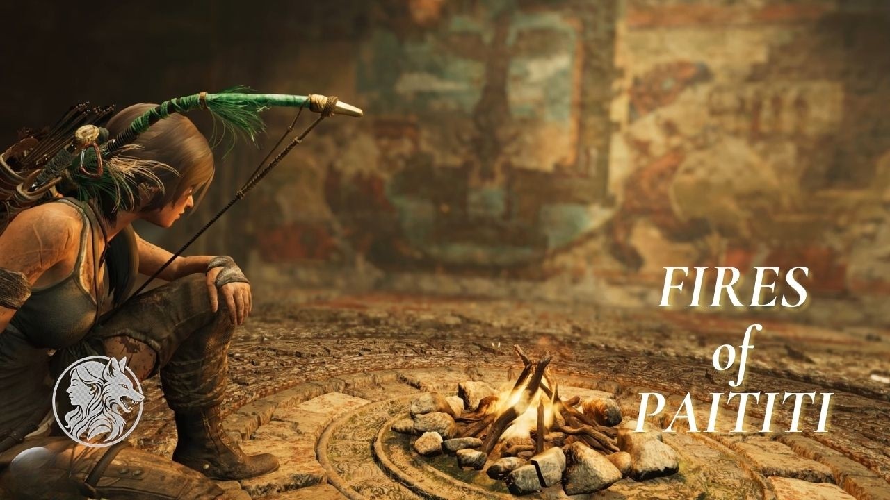 Jungle Campfire Ambience for Sleep & Study | Shadow of the Tomb Raider (Rain & Fire Sounds)