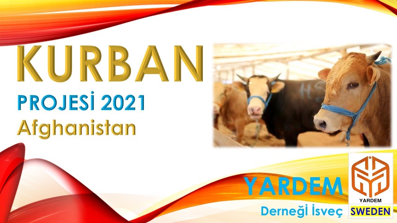 Yardem Derneği Kurban projesi 2021 Afghanistan (T&uuml;rk&ccedil;e)