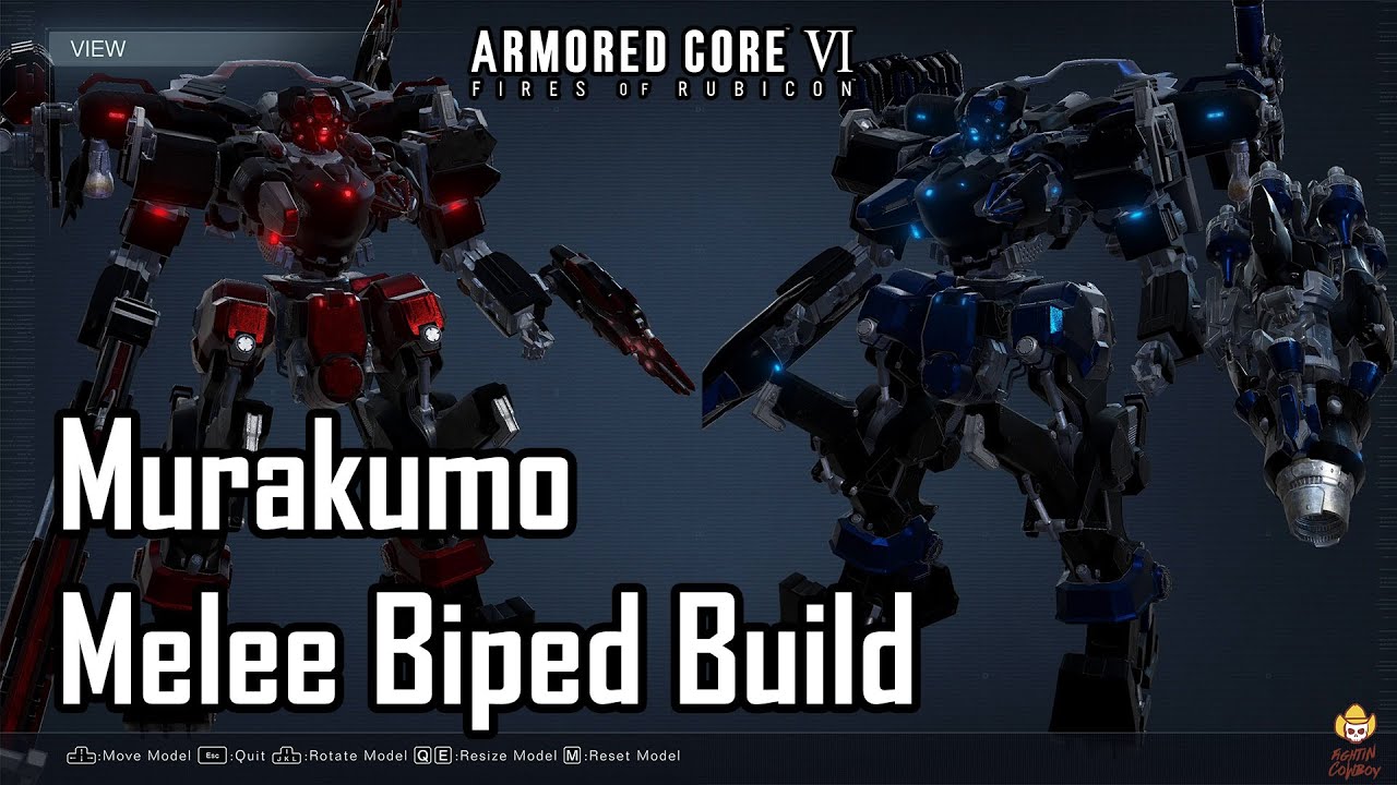Armored Core 6 - Melee Biped Build: Murakumo