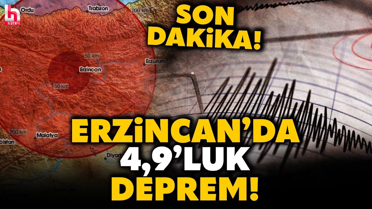 SON DAKİKA! AFAD a&ccedil;ıkladı! Erzincan'da 4,9 b&uuml;y&uuml;kl&uuml;ğ&uuml;nde korkutan deprem!