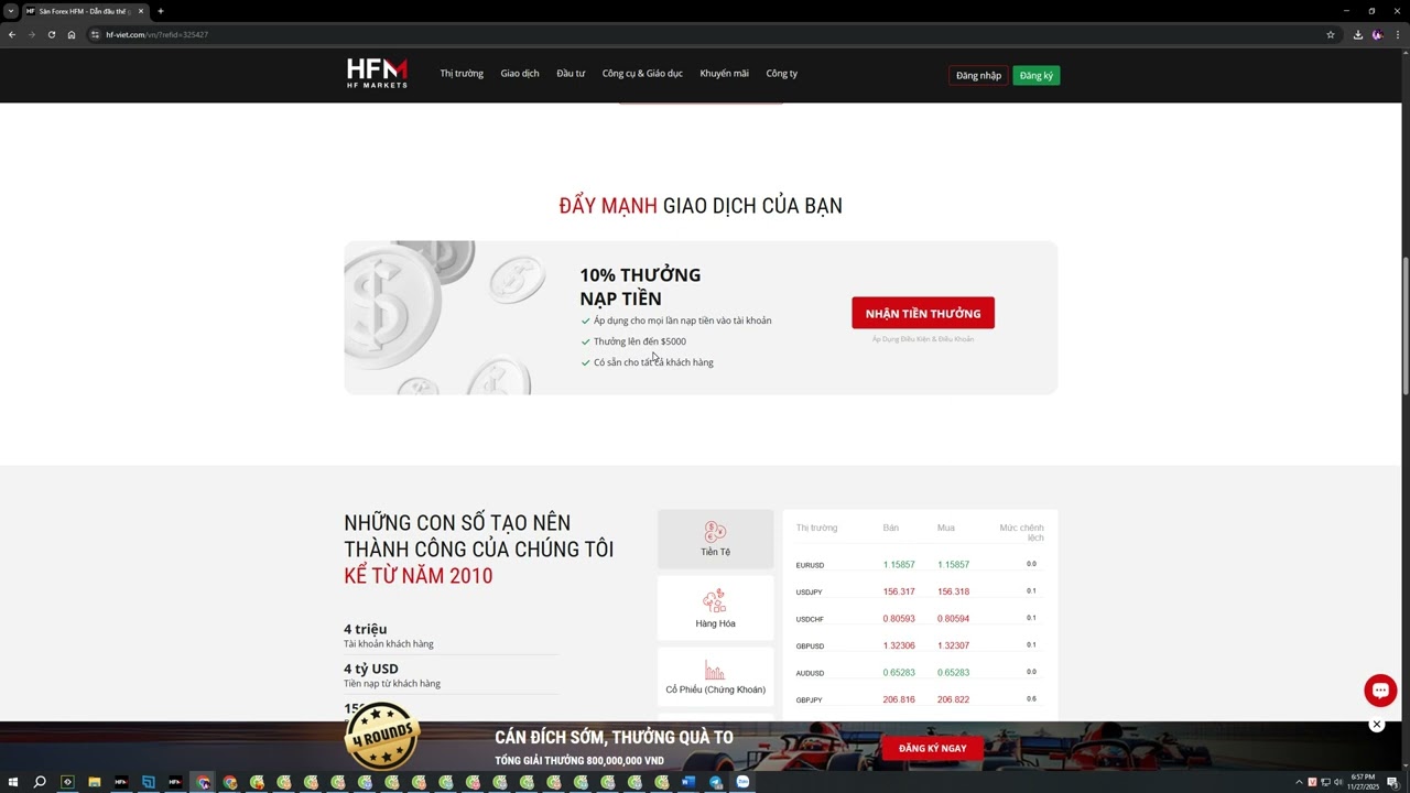 Đ&aacute;nh Gi&aacute; S&agrave;n HFM ( HF Markets ) Năm 2025-2026 mới nhất | HFM Review 2025 - 2026