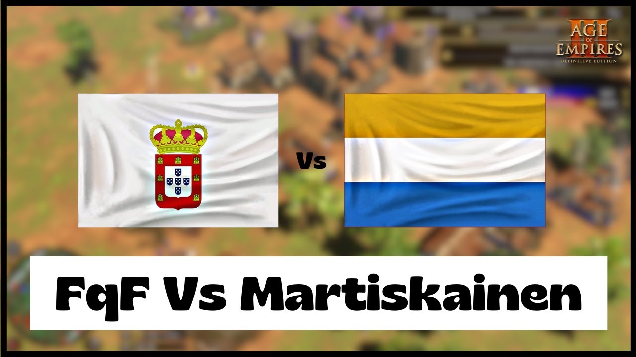 Age of Empires 3- Port Vs Dutch | FqF Vs Martiskainen | Aoe3 DE | 1v1 Pro Game | 4K