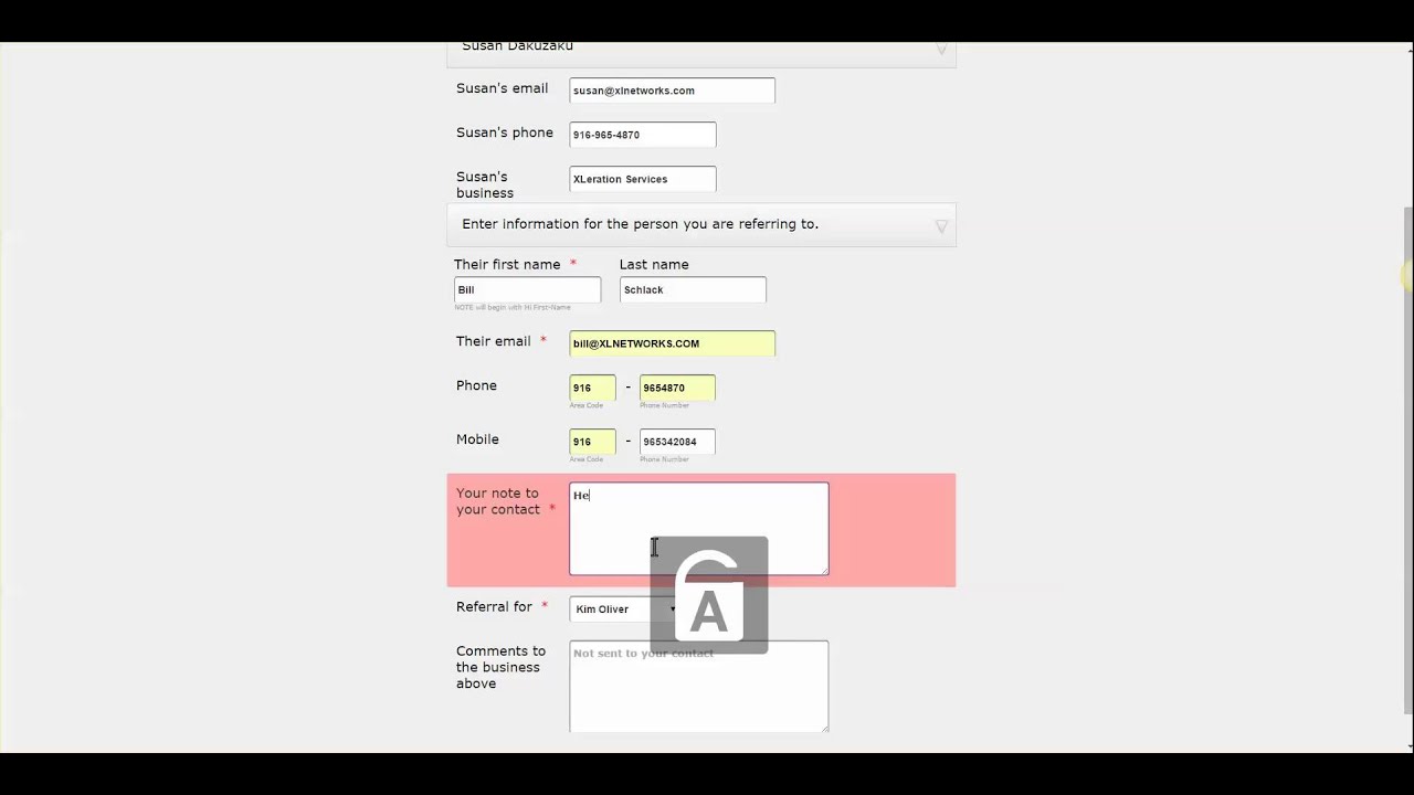 Referral Forms make it easy for you to get more business