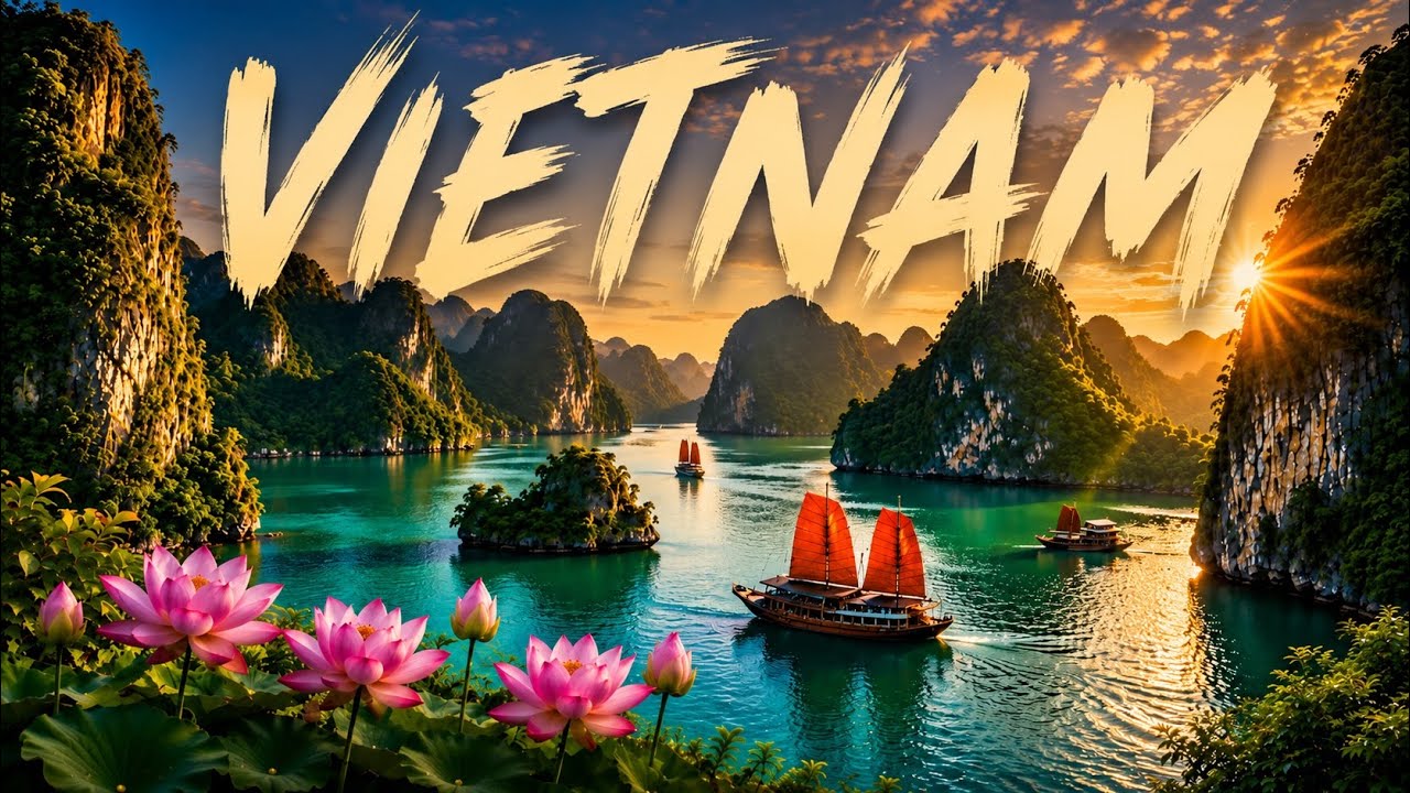 🇻🇳 Beautiful Vietnam 🌾 | Travel Music Meditation 🧘🧘‍♀️for Inner Peace | Relaxation, Rest