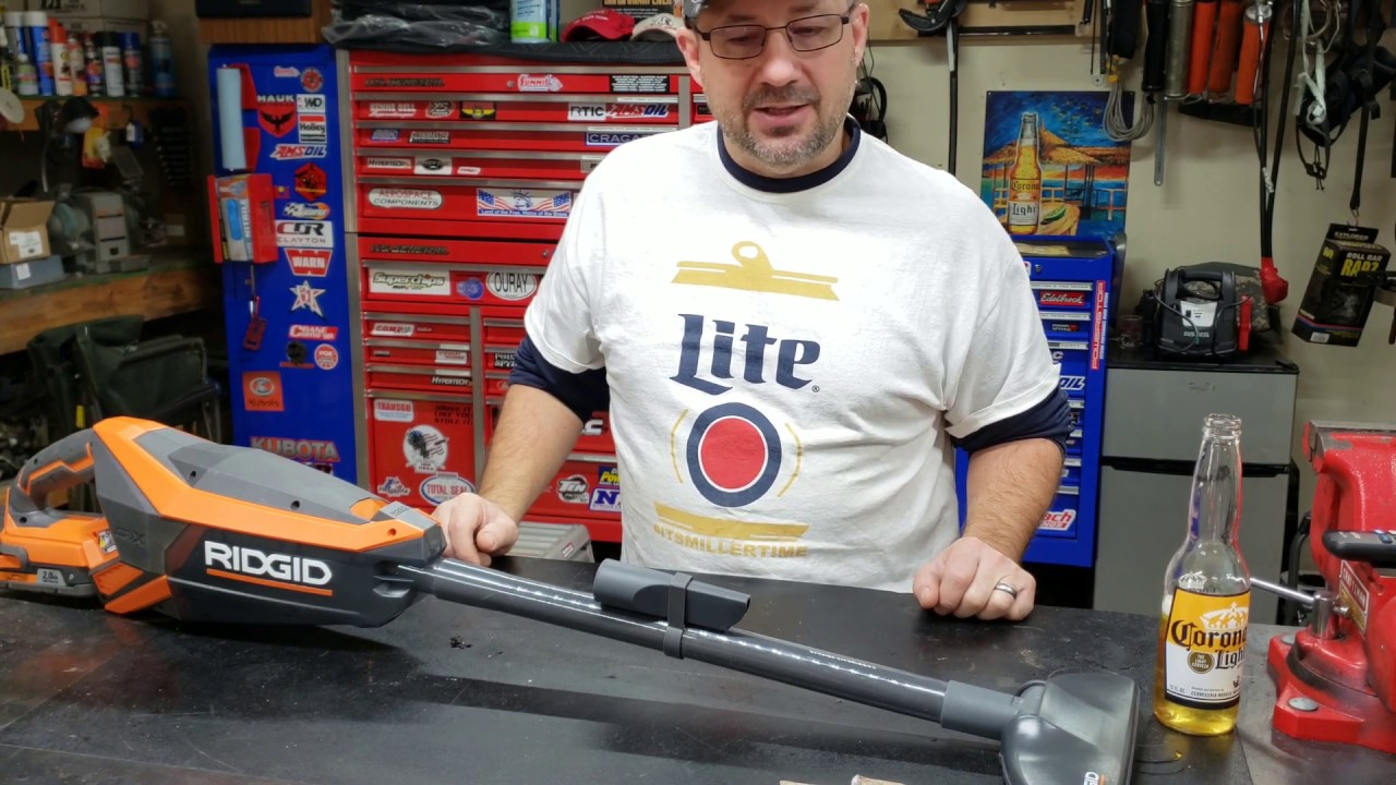 Ridgid R86090 Hand Held 18V Shop Vac Review.