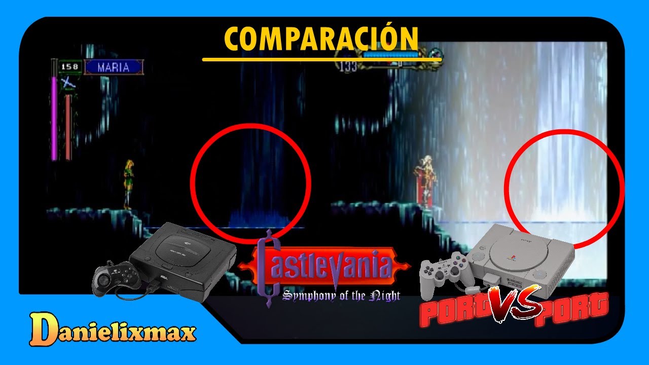 Diferencias en Castlevania SOTN - Ps1/Psx y Sega Saturn Comparación de ambas versiones