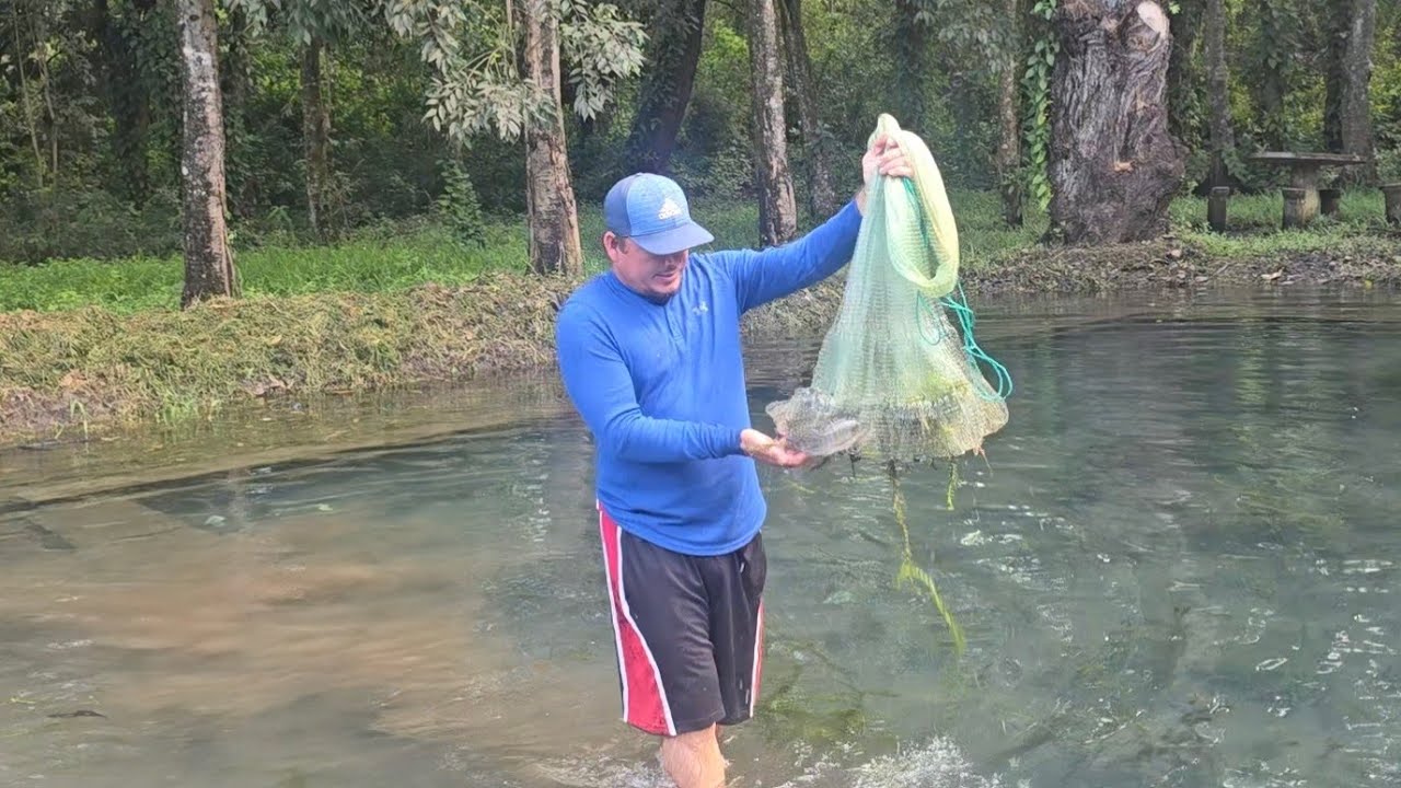 Buen&iacute;sima pesca en R&iacute;os Cristalinos de Chalchuapa 