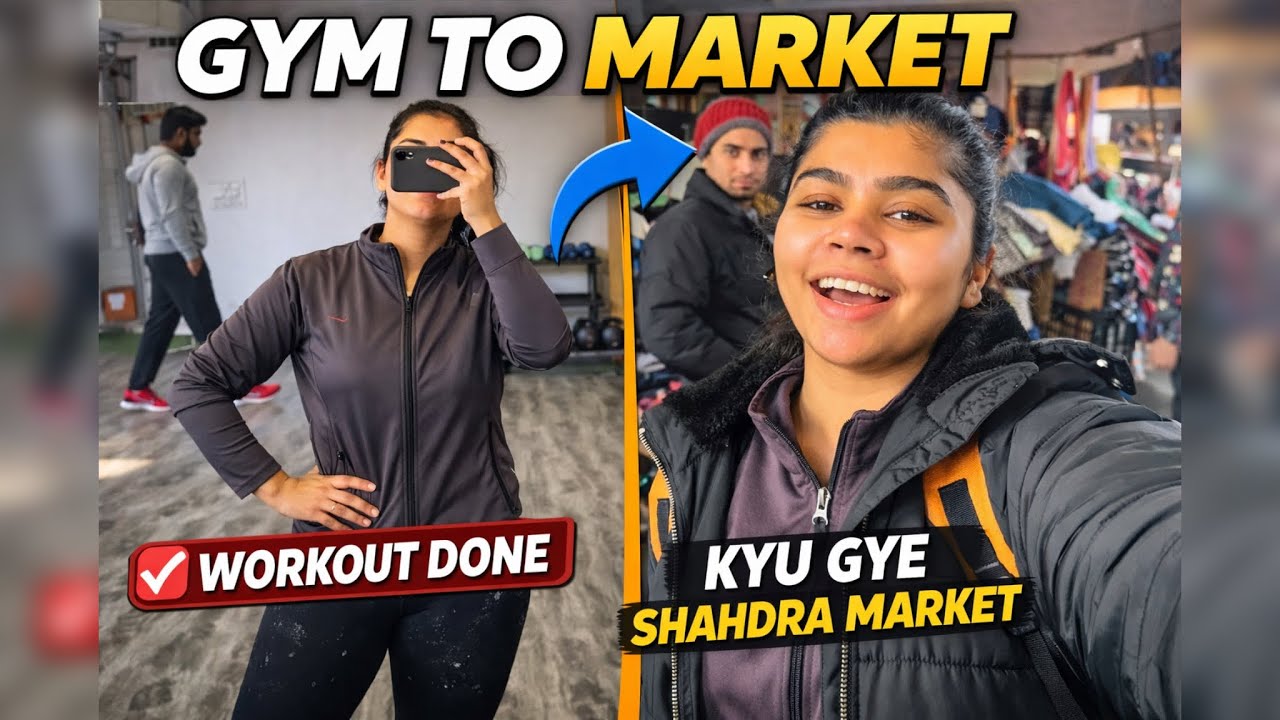 Fitness, Consistency | Street Life | Real Delhi Vlog | THIS Happened 😳 | Ruchi Sharma 