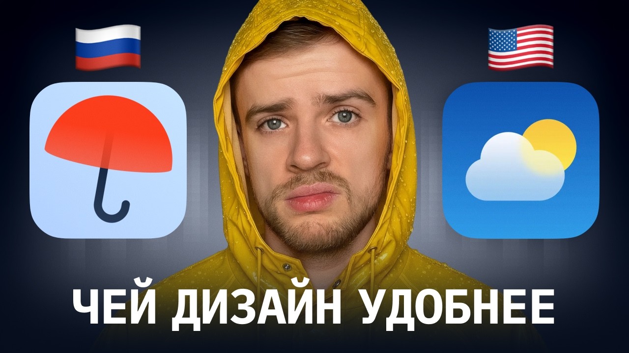 Разбираю дизайн погодных приложений &mdash; Яндекс, Apple