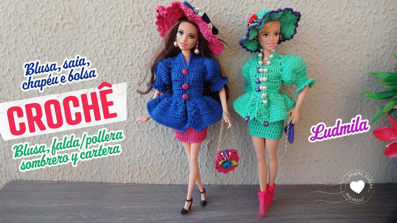 Look de Crochê para Bonecas | Ludmila