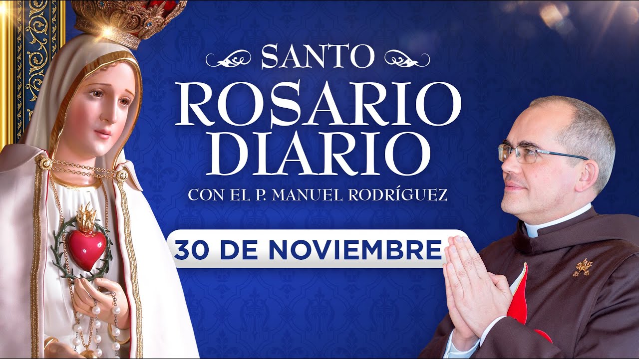 Santo Rosario Diario | Domingo 30 de noviembre - Misterios gloriosos #rosario