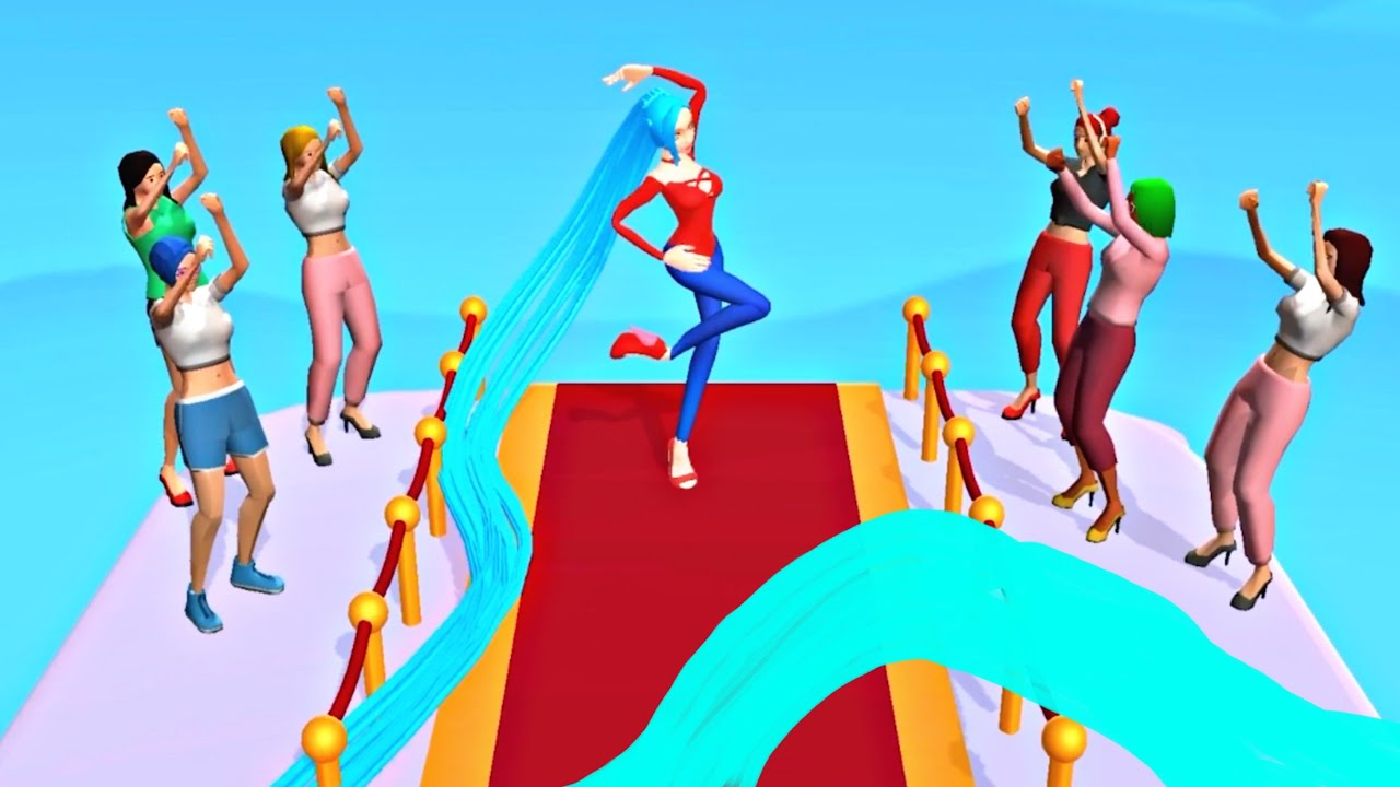 Hair challenge - All levels (1-20) Android,iOSGames | Runner Gameplay