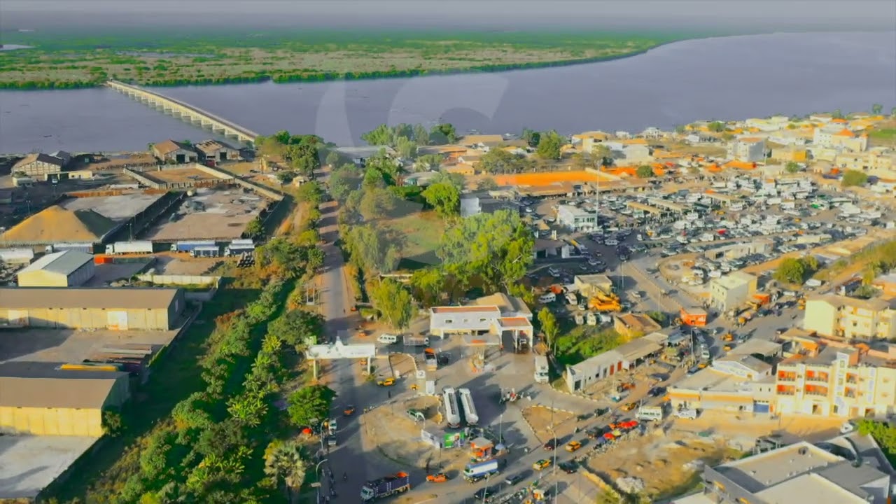 ZIGUINCHOR et sa magnifique vue aérienne..