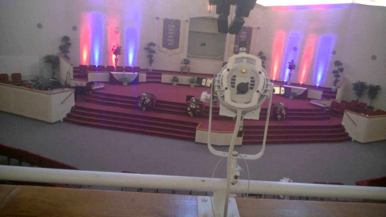 Inside look at church lighting setup