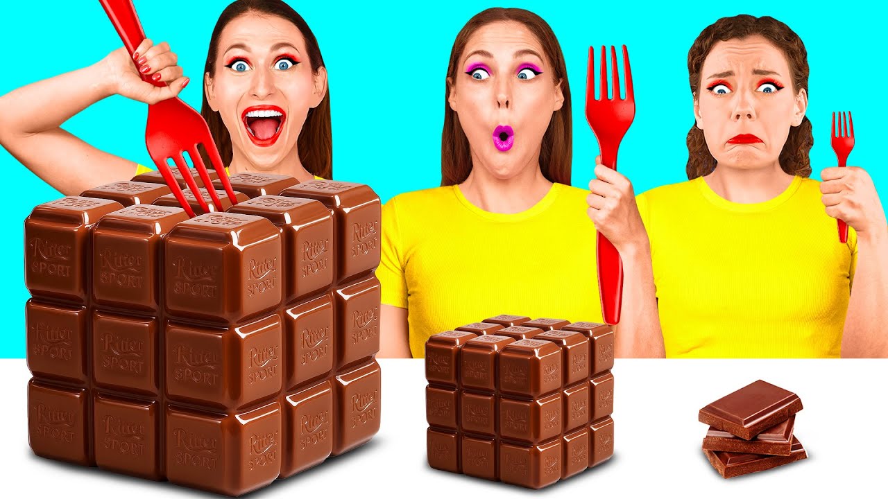 تحدي لوحة كبيرة أو متوسطة أو صغيرة | لحظات مضحكة