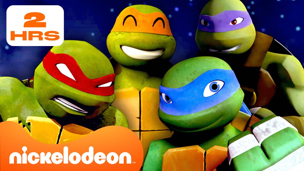 Tartarugas Ninja | 2 HORAS das Tartarugas Ninja Agindo Como ADOLESCENTES! 🐢 | Nickelodeon