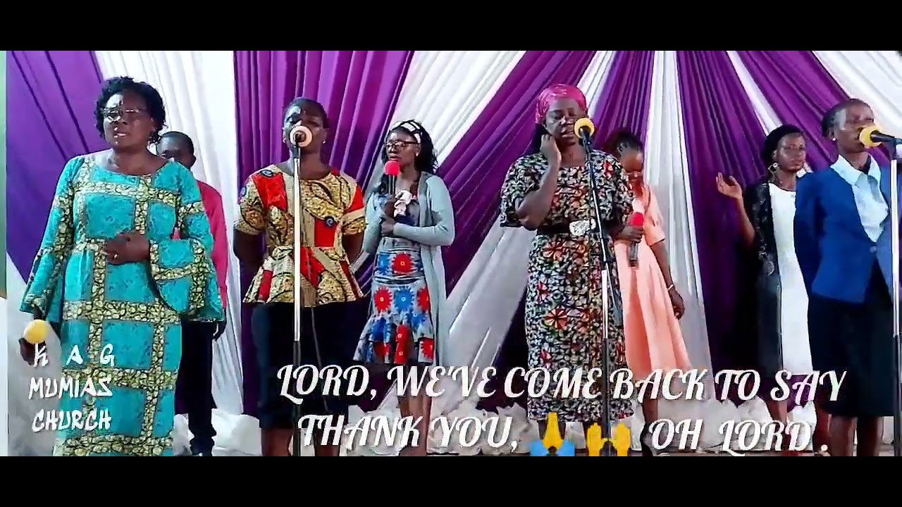 LORD I 'VE COME BACK TO SAY. THANK YOU, OH LORD. 