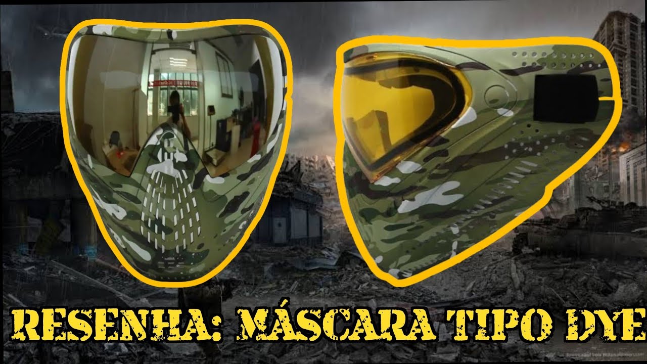 Resenha: Máscara Great para Airsoft e Paintball (estilo Dye i4)