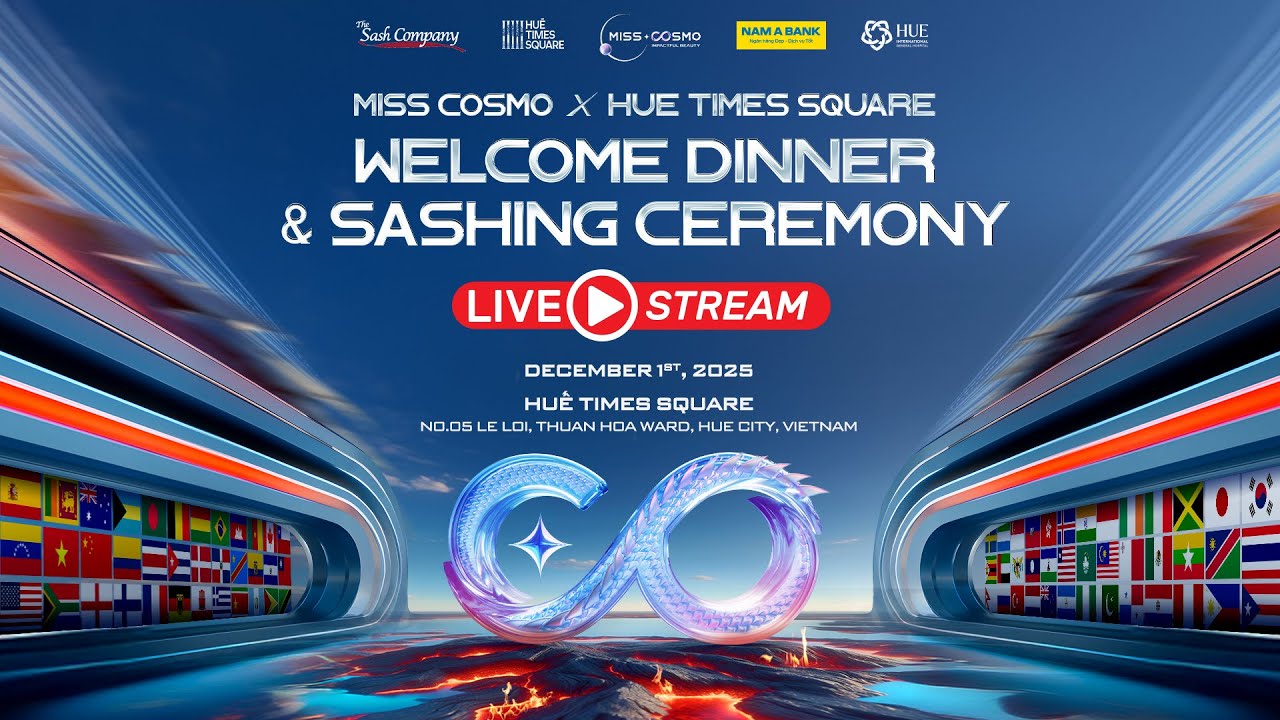 LIVE | WELCOME DINNER & SASHING CEREMONY OF MISS COSMO 2025