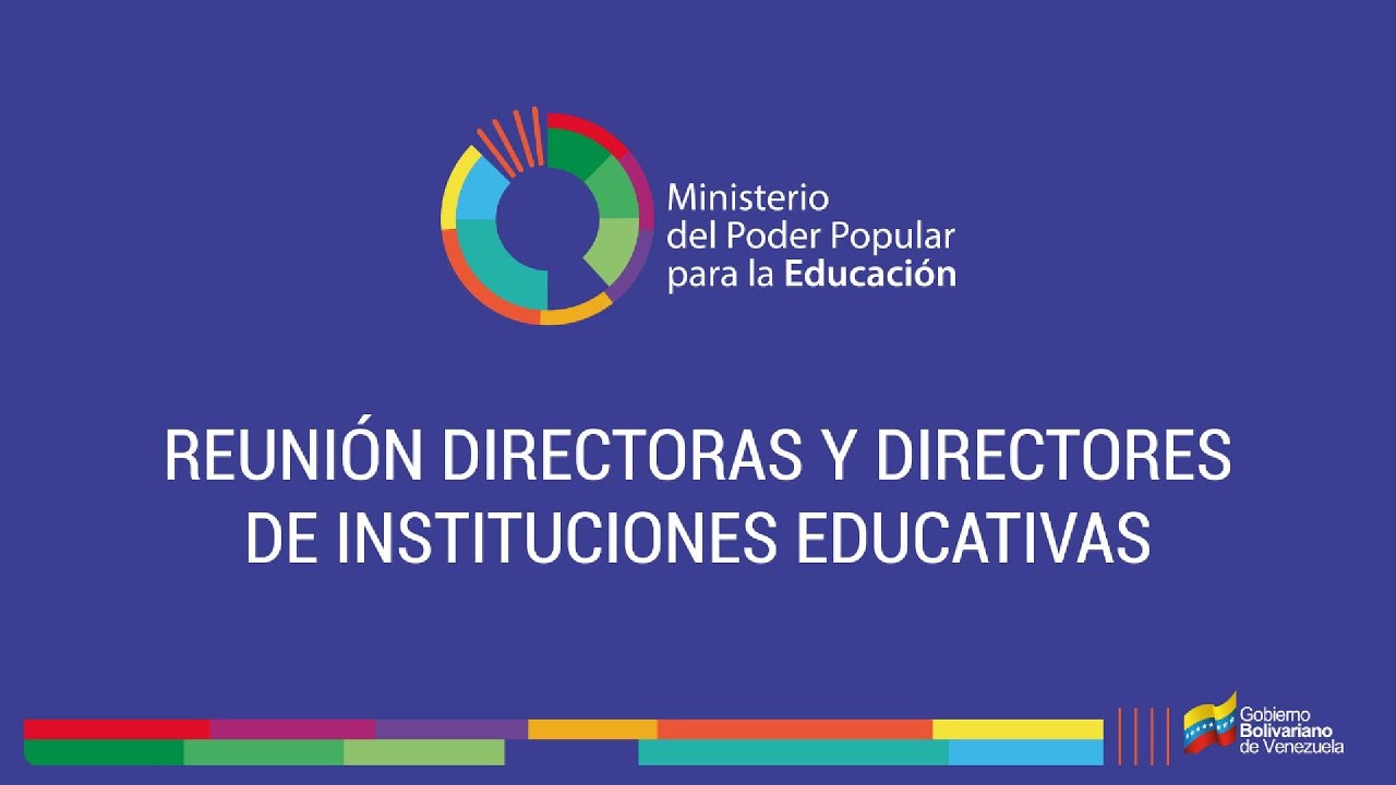 Reunión con Directores y Directoras de instituciones educativas