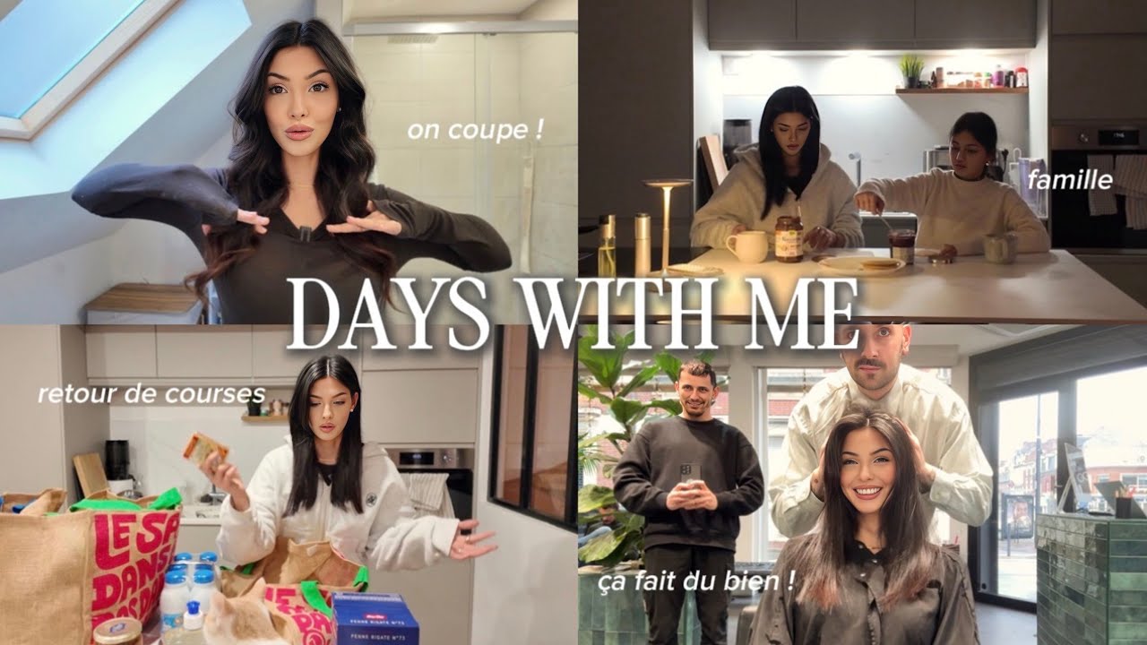 VLOG 🏡 COIFFEUR, FAMILLE et RETOUR de COURSES | Lisa Ngo