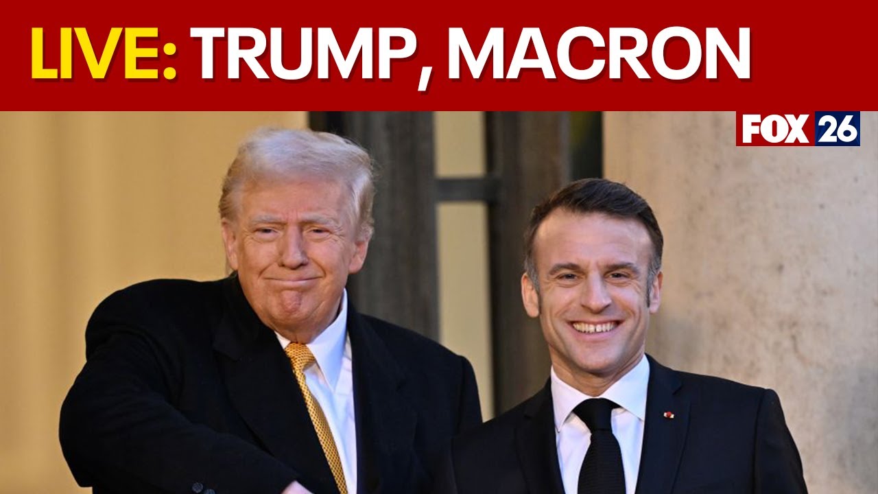 LIVE: Trump meets with Macron