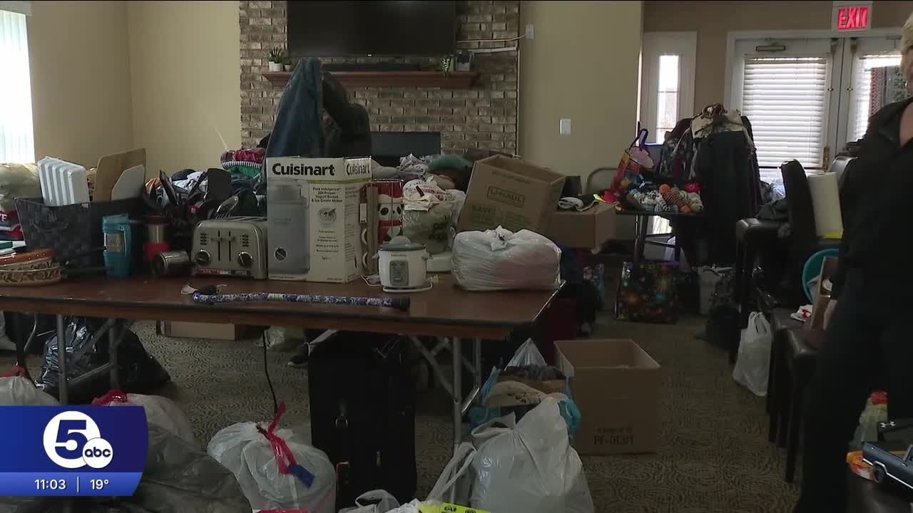 Community rallies behind displaced Parma residents after devastating fire