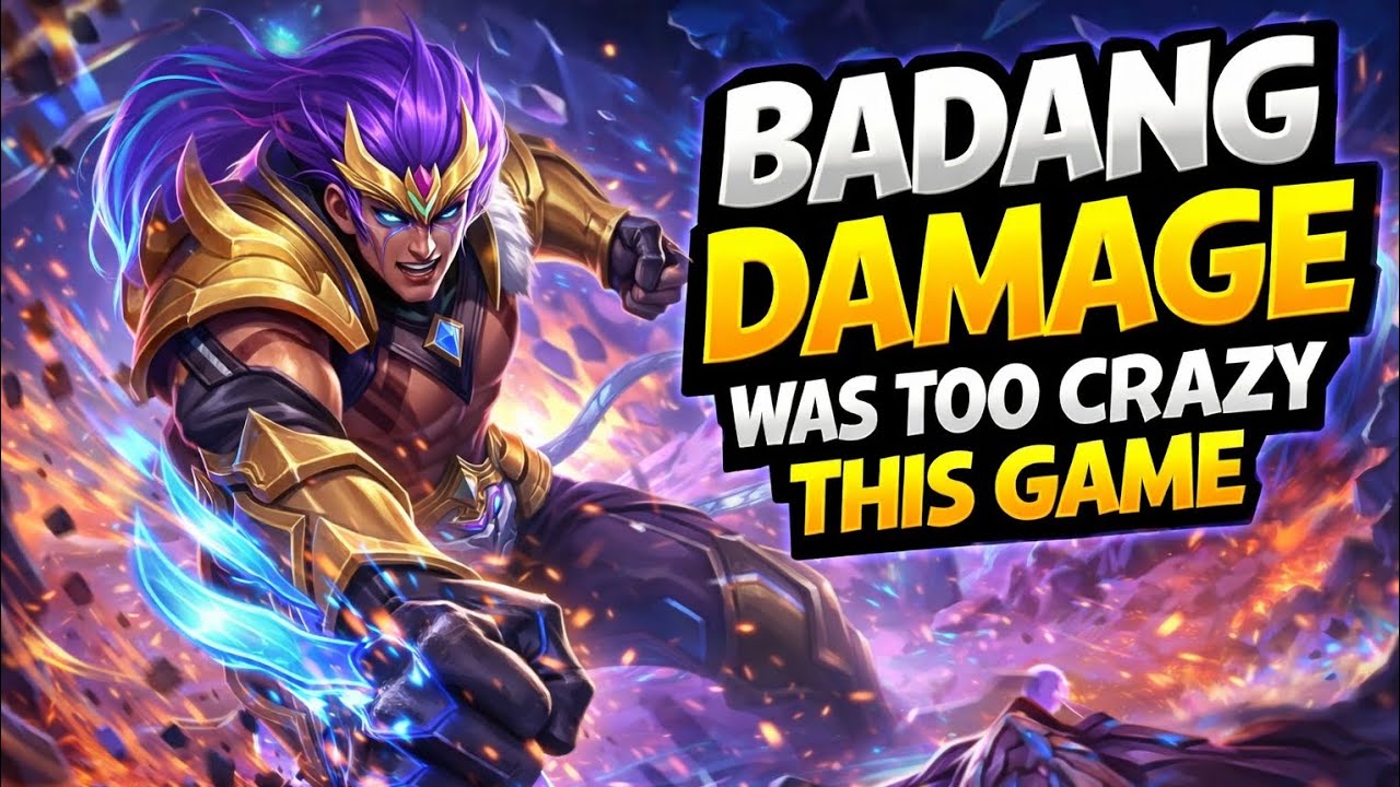 Badang Damage Was Too Crazy this Game | MLBB