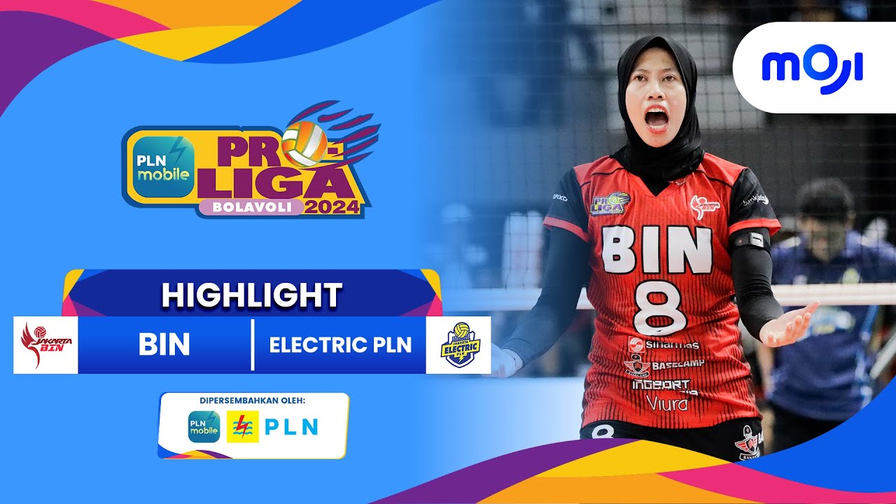BIN VS Electric PLN 3-1 | Highlight PLN Mobile Proliga 2024