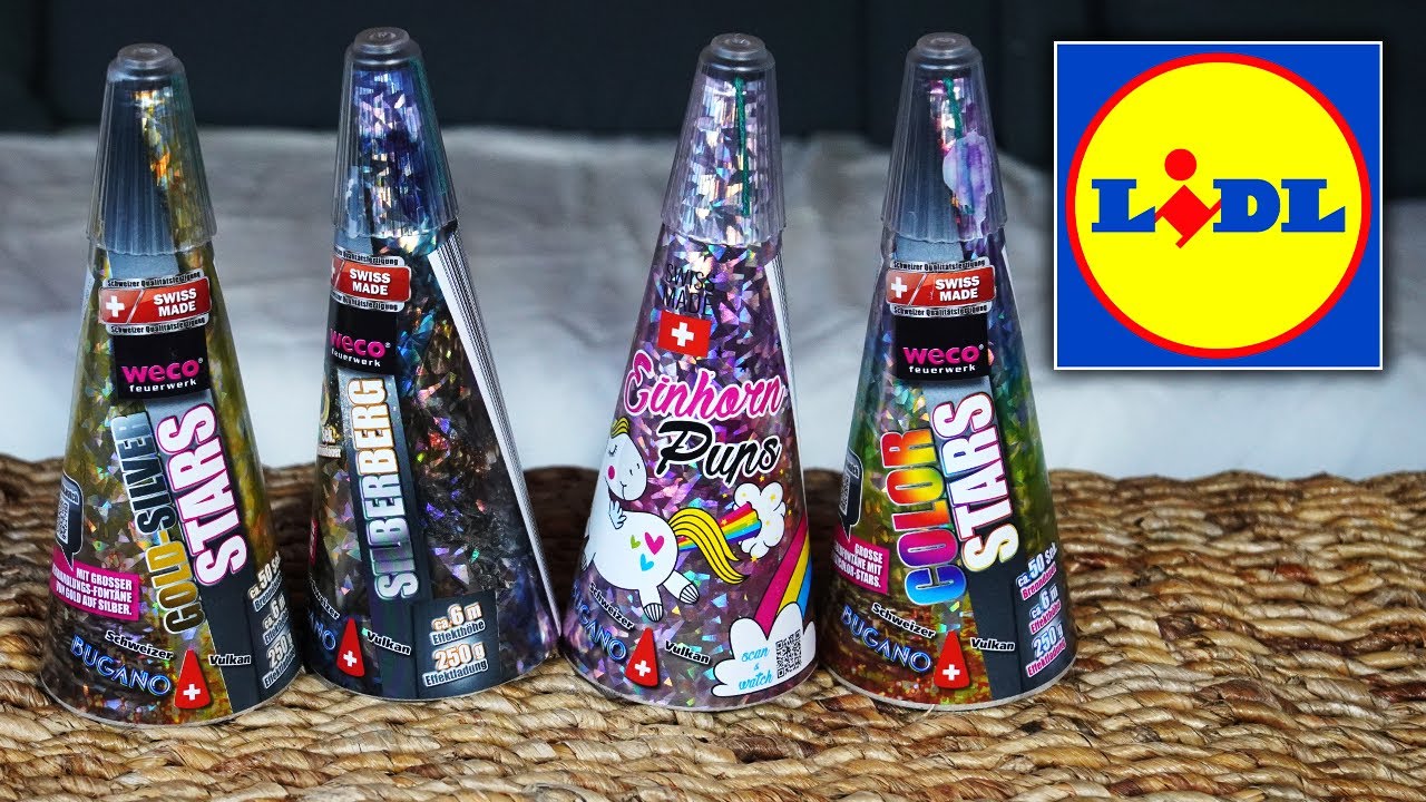Schweizer Vulkane von Lidl🔥| Weco Feuerwerk | Silvester 2025/2026