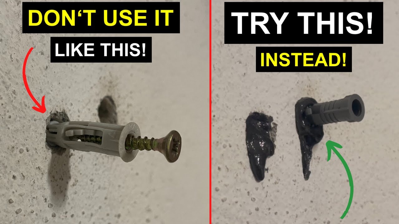 DIY Hack: See How Easily You Can Fix a Concrete Wall Plug!