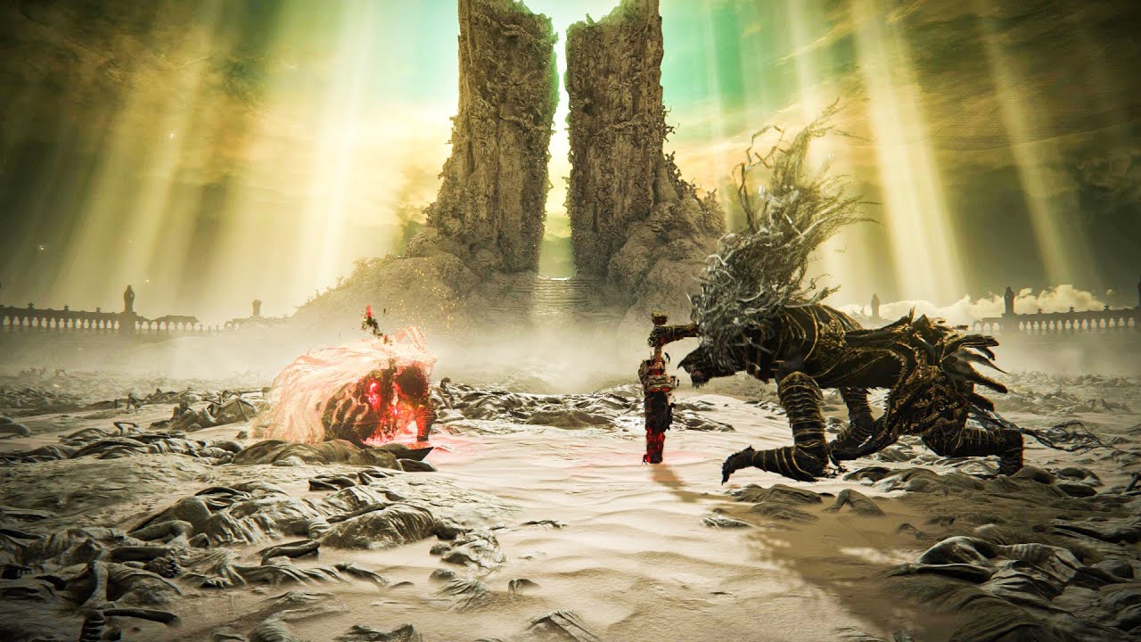 Elden Ring - Maliketh the Black Blade vs Promised Consort Radahn | Boss vs Boss Fight
