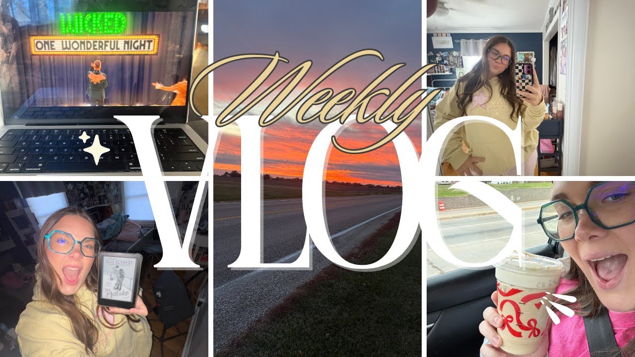 spend a week with me! | new five star read! | crying to wicked one wonderful night💖✨