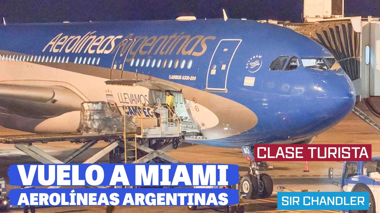 EL VUELO A MIAMI DE AEROLÍNEAS ARGENTINAS