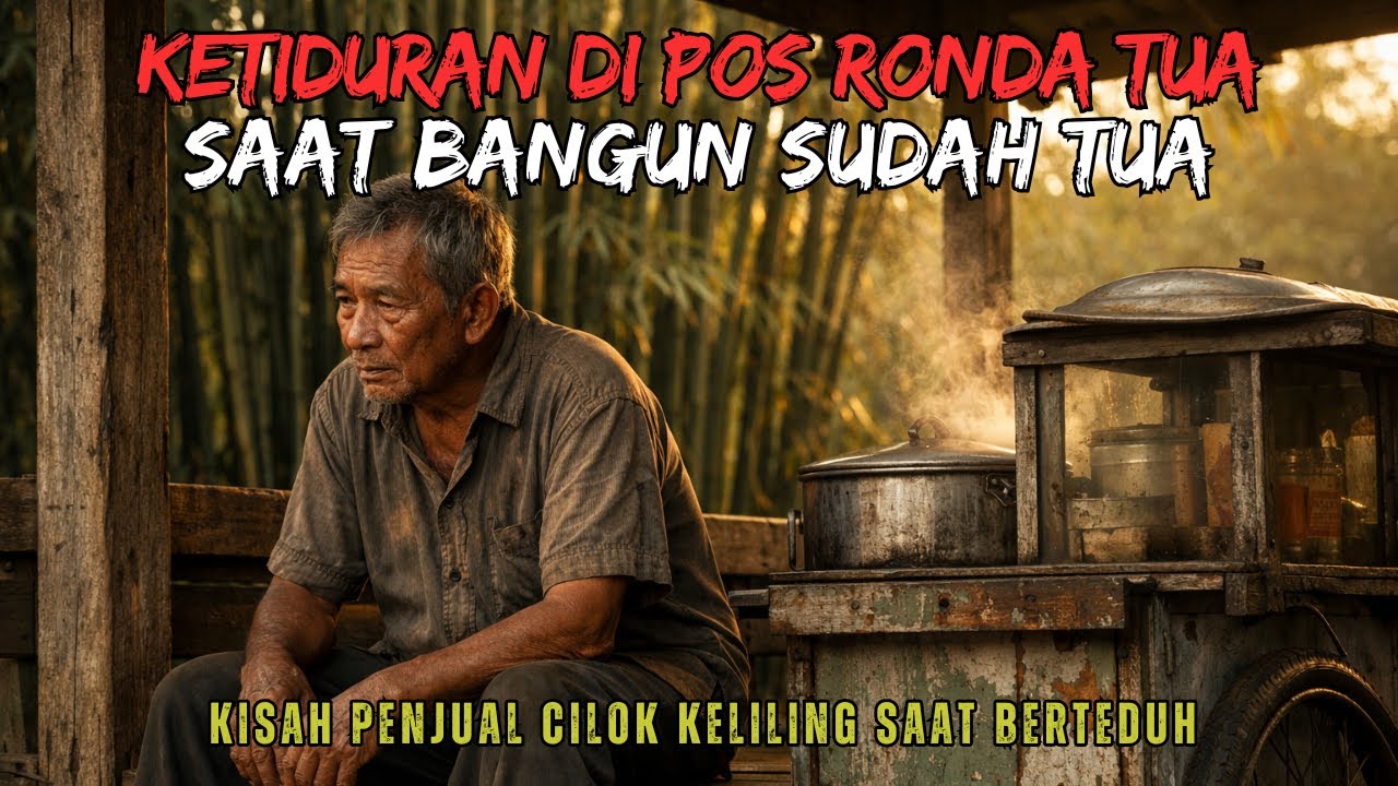 PENJUAL BAKSO KETIDURAN DI POS RONDA, SAAT BANGUN SUDAH TUA…-cerita mistis
