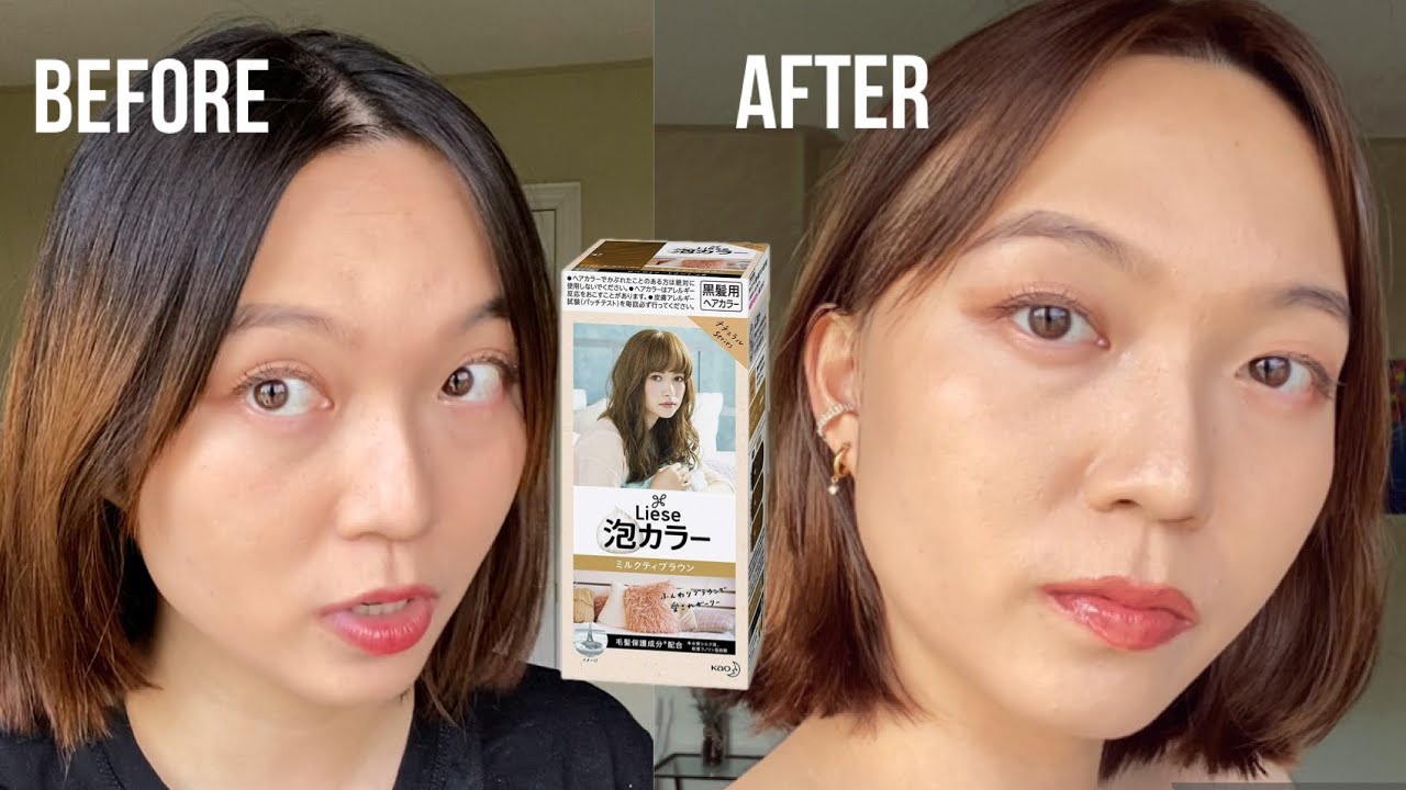 HOW TO USE FOAM DYE Liese Bubble Hair Colour |Milk Tea Shade |Tutorial + Tips 2021