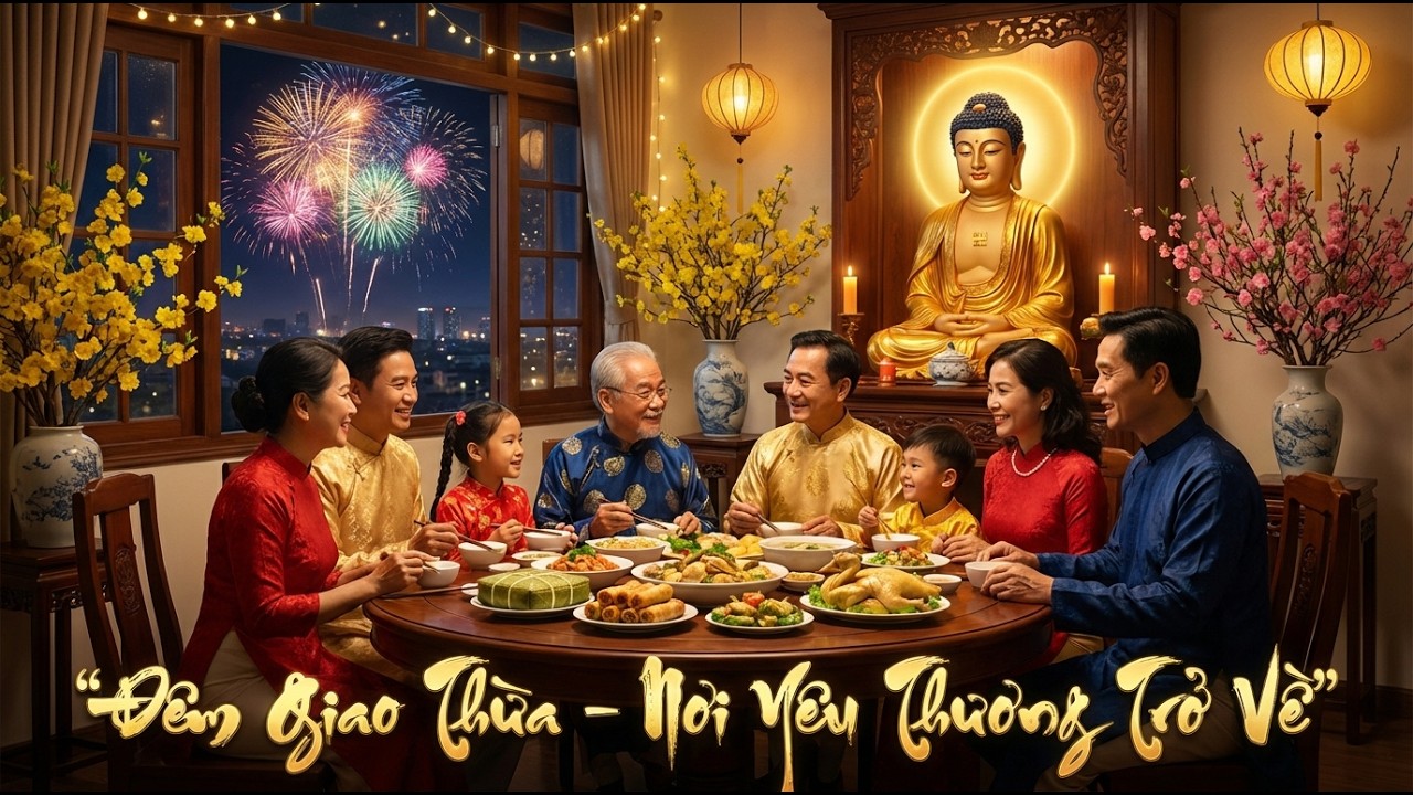 🌙✨ ĐÊM GIAO THỪA – Khi Ta Nhận Ra Gia Đình Mới Là Điều Quý Giá Nhất ✨🏡 Lời Phật Dạy