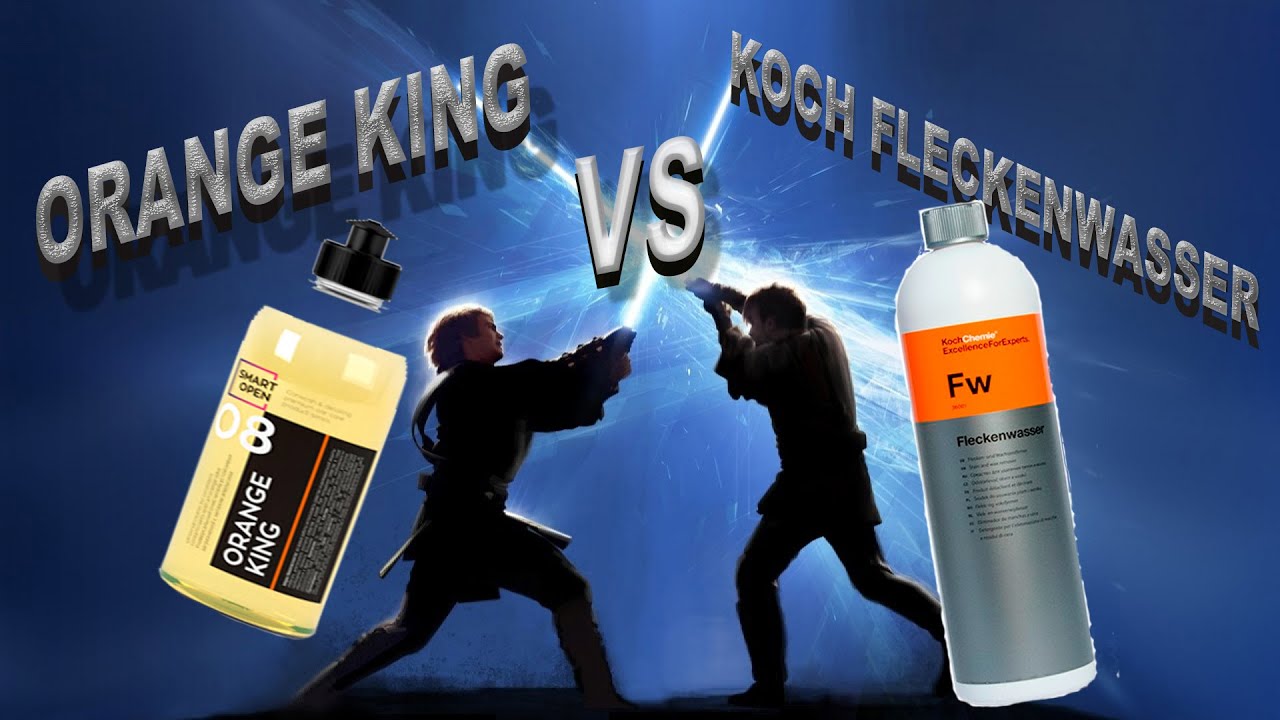 Удаляем жвачку с сиденья авто | ORANGE KING VS Koch FLECKENWASSER