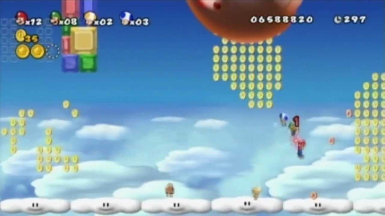 New Super Mario Bros. Wii co-op walkthrough (with commentary) Part 39
