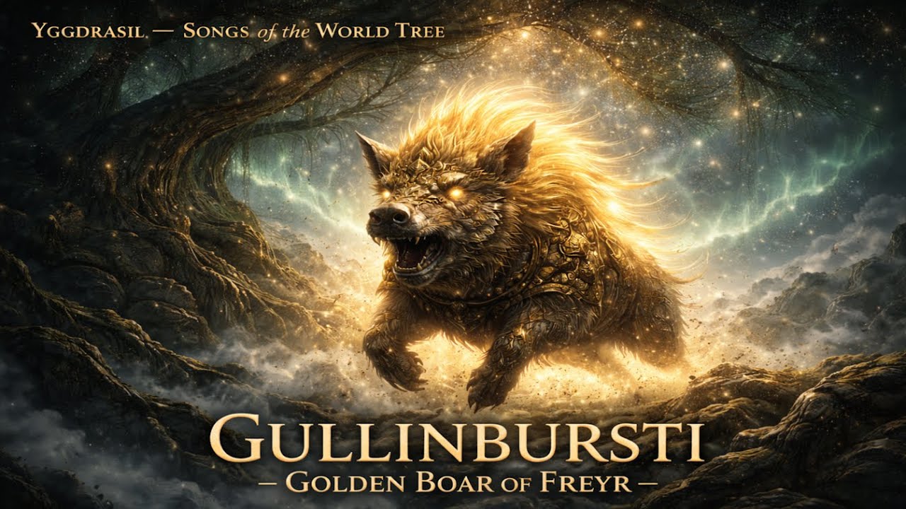 Gullinbursti — Golden Boar of Freyr | Yggdrasil — Songs of the World Tree