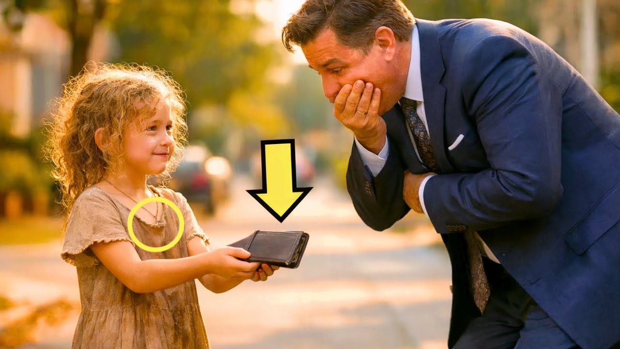 PROSTA DZIEWCZYNA ZWRACA PORTFEL BOGACZA… ALE WIDZĄC JEJ NASZYJNIK ON PŁACZE