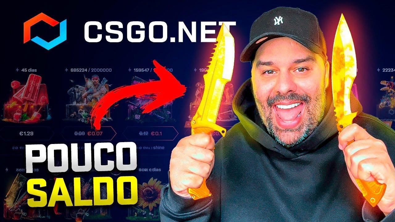 Como CONSEGUIR uma FACA no CSGONET com pouco saldo! (e vou sortear para vocês) 🔥