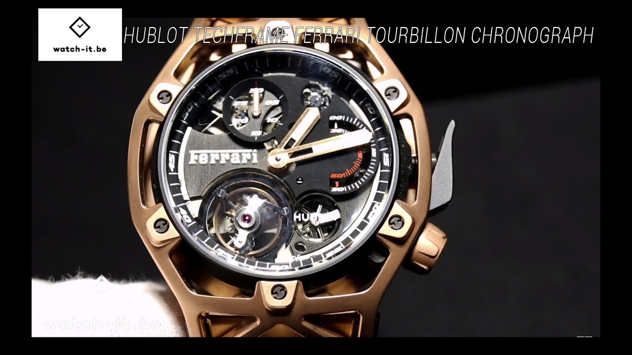 Hublot Techframe Ferrari Tourbillon Chronograph