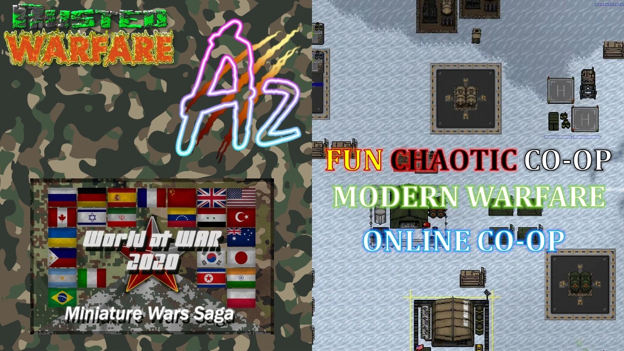 Miniature Wars World At War 2020+ - Fun Chaotic co-op Night with Friends
