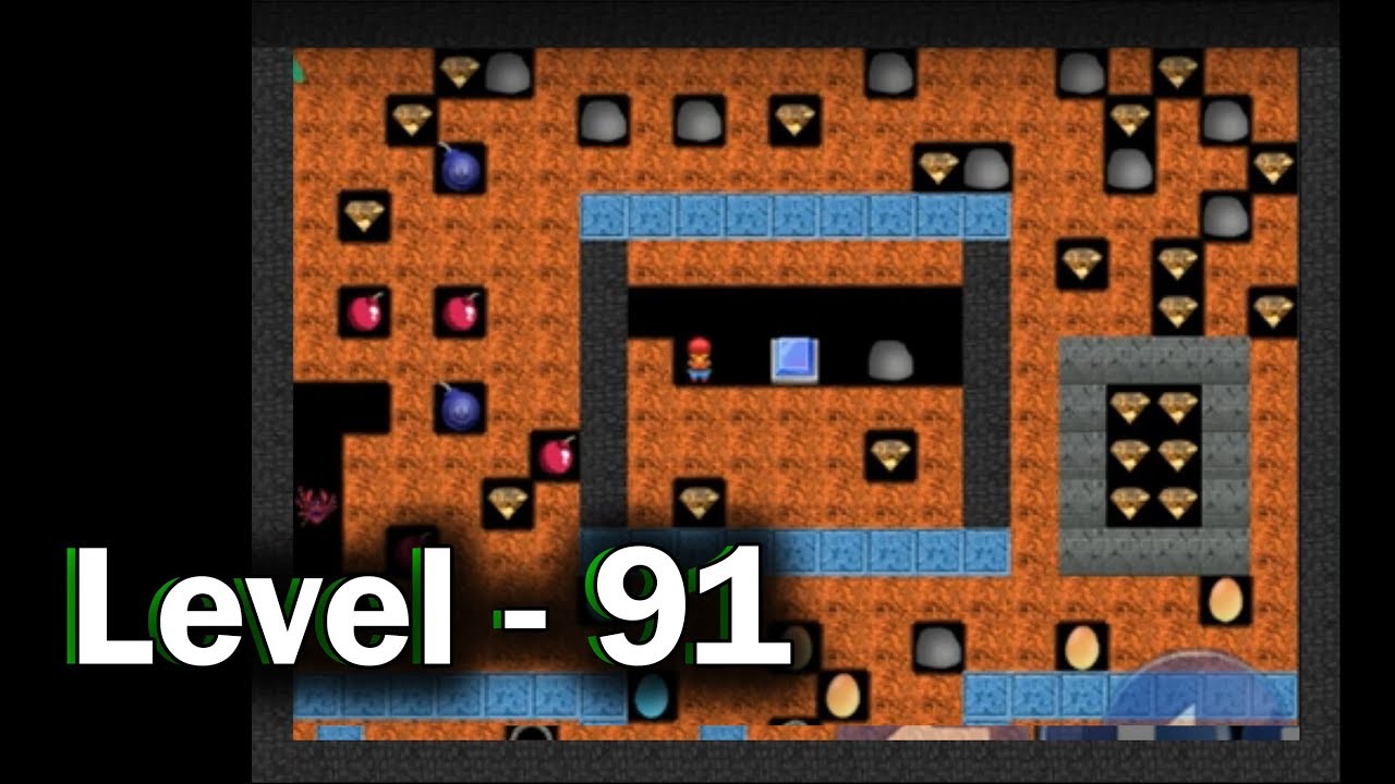 Diamond mine level 91 collected all 30 diamonds