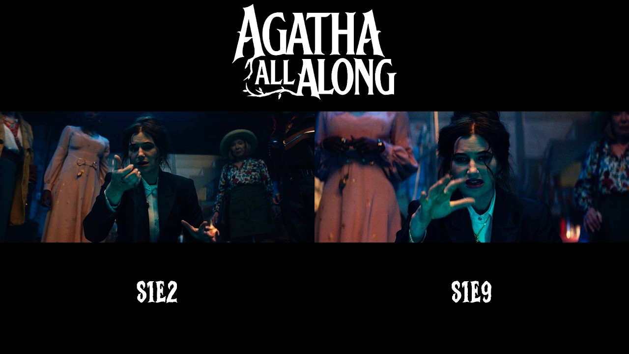 Billy and Wanda SCENE COMPARISON | Agatha All Along Episode 8-9 vs WandaVision
