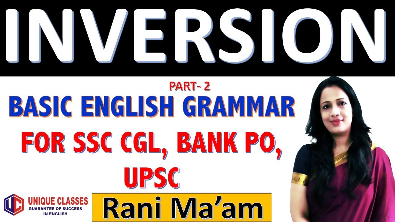 English Grammar | Subject- Verb INVERSION in English | For SSC CGL, Bank PO in Hindi | Part-2
