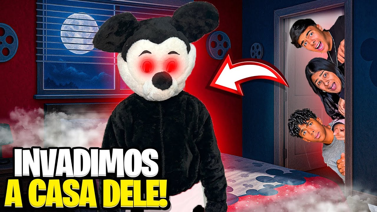 INVADIMOS A CASA DO MICKEY E O PIOR ACONTECEU! DESCOBRIMOS TUDO!