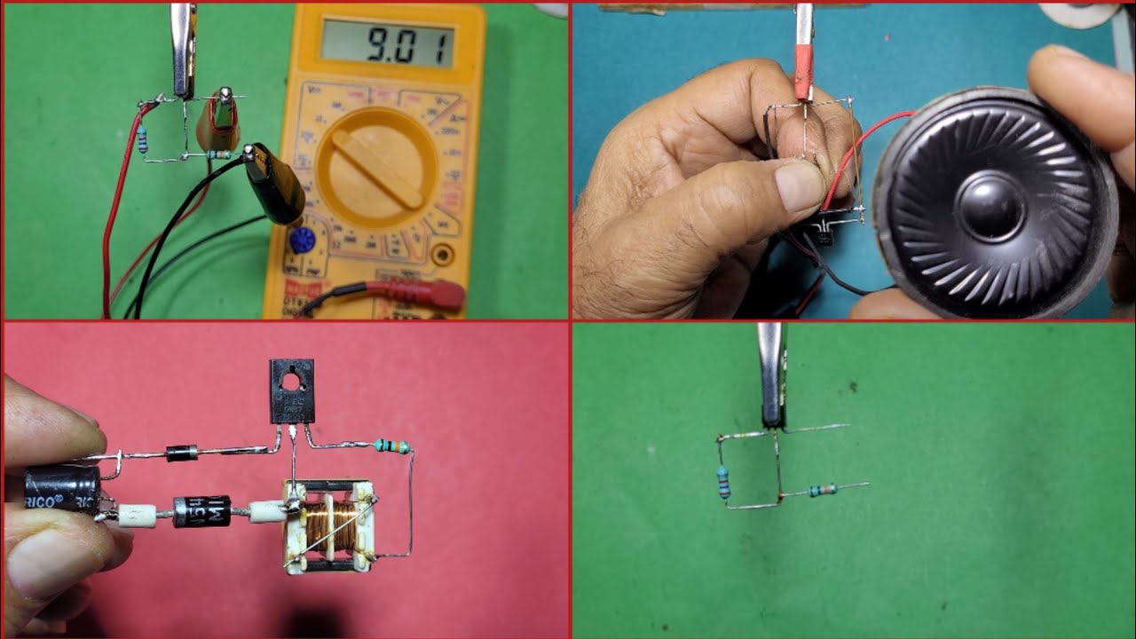 Top 3 Electronics Projects Using D882 BC547 Transistor |Diy projects |
